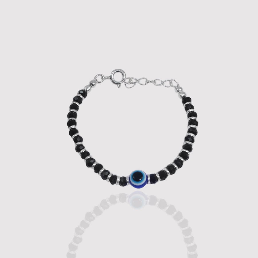 Floret Black Beads Bracelet | SEHGAL GOLD ORNAMENTS PVT. LTD.-sonthuy.vn